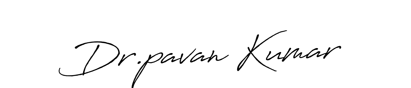 Use a signature maker to create a handwritten signature online. With this signature software, you can design (Antro_Vectra_Bolder) your own signature for name Dr.pavan Kumar. Dr.pavan Kumar signature style 7 images and pictures png