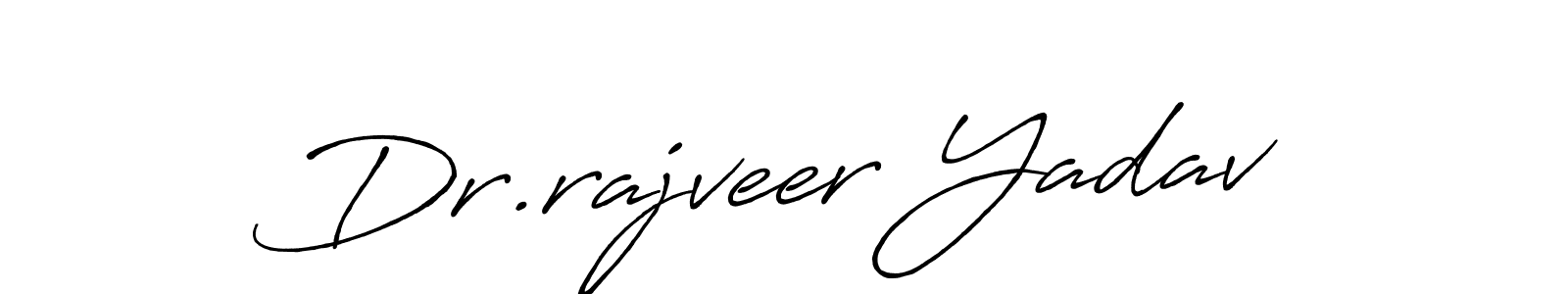 Antro_Vectra_Bolder is a professional signature style that is perfect for those who want to add a touch of class to their signature. It is also a great choice for those who want to make their signature more unique. Get Dr.rajveer Yadav name to fancy signature for free. Dr.rajveer Yadav signature style 7 images and pictures png