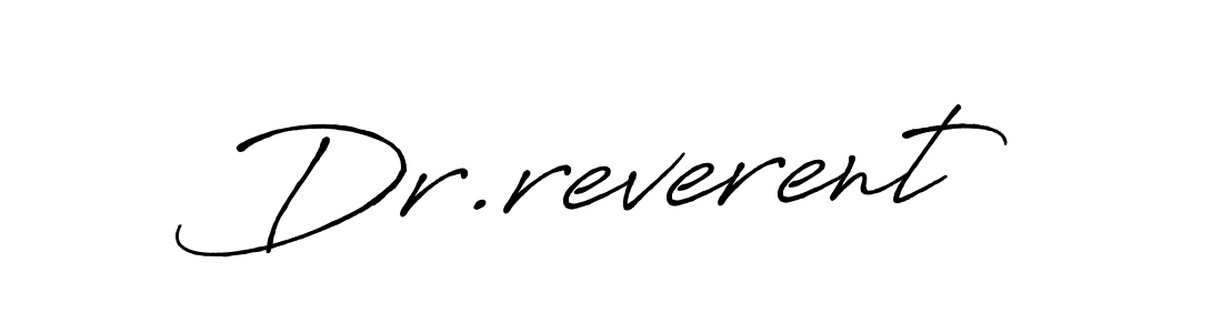 Also we have Dr.reverent name is the best signature style. Create professional handwritten signature collection using Antro_Vectra_Bolder autograph style. Dr.reverent signature style 7 images and pictures png