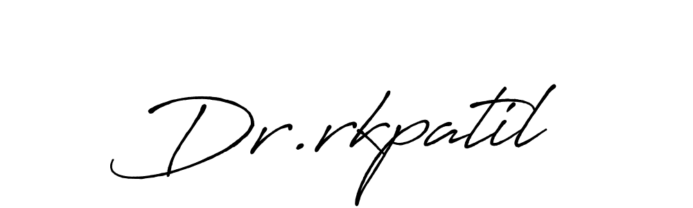 It looks lik you need a new signature style for name Dr.rkpatil. Design unique handwritten (Antro_Vectra_Bolder) signature with our free signature maker in just a few clicks. Dr.rkpatil signature style 7 images and pictures png