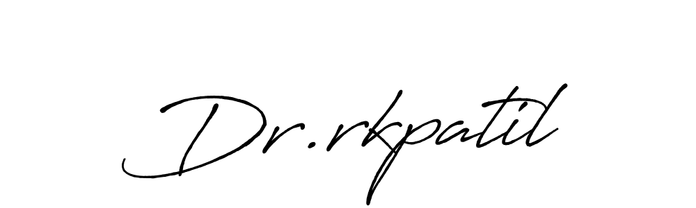 Dr.rkpatil stylish signature style. Best Handwritten Sign (Antro_Vectra_Bolder) for my name. Handwritten Signature Collection Ideas for my name Dr.rkpatil. Dr.rkpatil signature style 7 images and pictures png