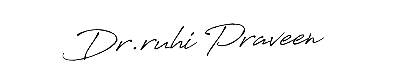 Also You can easily find your signature by using the search form. We will create Dr.ruhi Praveen name handwritten signature images for you free of cost using Antro_Vectra_Bolder sign style. Dr.ruhi Praveen signature style 7 images and pictures png
