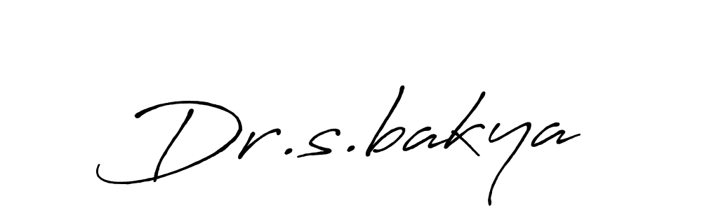 How to make Dr.s.bakya signature? Antro_Vectra_Bolder is a professional autograph style. Create handwritten signature for Dr.s.bakya name. Dr.s.bakya signature style 7 images and pictures png