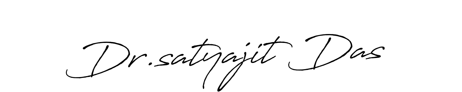 Use a signature maker to create a handwritten signature online. With this signature software, you can design (Antro_Vectra_Bolder) your own signature for name Dr.satyajit Das. Dr.satyajit Das signature style 7 images and pictures png