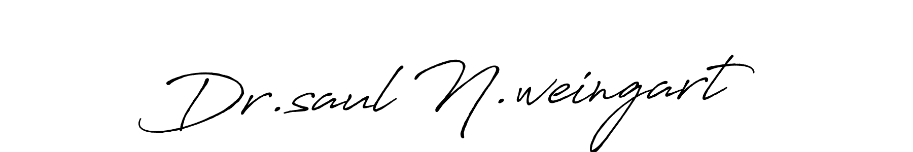 Dr.saul N.weingart stylish signature style. Best Handwritten Sign (Antro_Vectra_Bolder) for my name. Handwritten Signature Collection Ideas for my name Dr.saul N.weingart. Dr.saul N.weingart signature style 7 images and pictures png