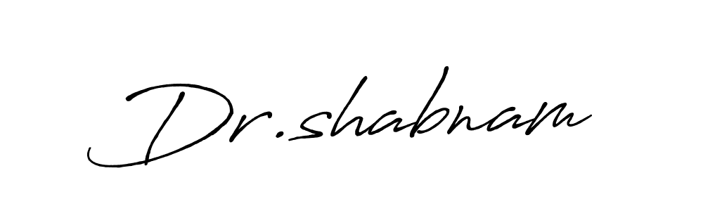 How to Draw Dr.shabnam signature style? Antro_Vectra_Bolder is a latest design signature styles for name Dr.shabnam. Dr.shabnam signature style 7 images and pictures png