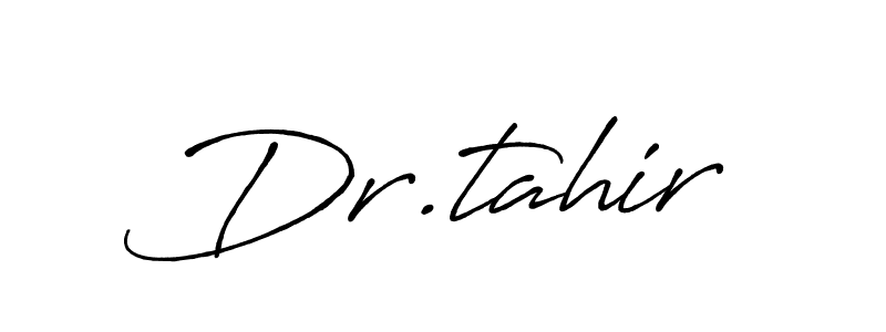 The best way (Antro_Vectra_Bolder) to make a short signature is to pick only two or three words in your name. The name Dr.tahir include a total of six letters. For converting this name. Dr.tahir signature style 7 images and pictures png