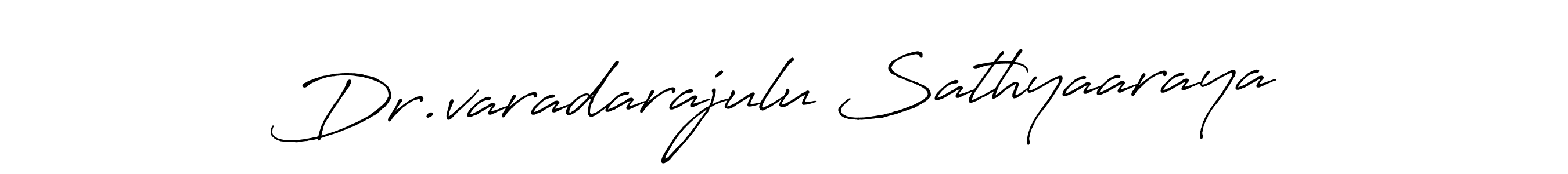 Design your own signature with our free online signature maker. With this signature software, you can create a handwritten (Antro_Vectra_Bolder) signature for name Dr.varadarajulu Sathyaaraya. Dr.varadarajulu Sathyaaraya signature style 7 images and pictures png