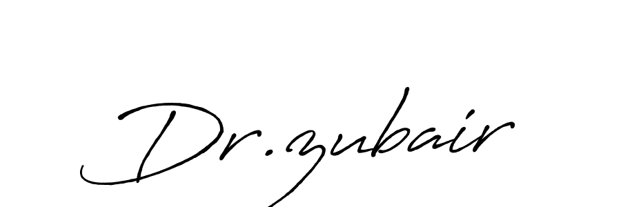 Best and Professional Signature Style for Dr.zubair. Antro_Vectra_Bolder Best Signature Style Collection. Dr.zubair signature style 7 images and pictures png