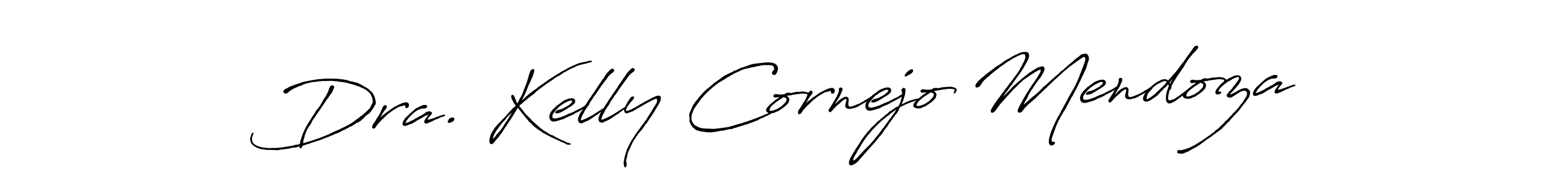 Dra. Kelly Cornejo Mendoza stylish signature style. Best Handwritten Sign (Antro_Vectra_Bolder) for my name. Handwritten Signature Collection Ideas for my name Dra. Kelly Cornejo Mendoza. Dra. Kelly Cornejo Mendoza signature style 7 images and pictures png