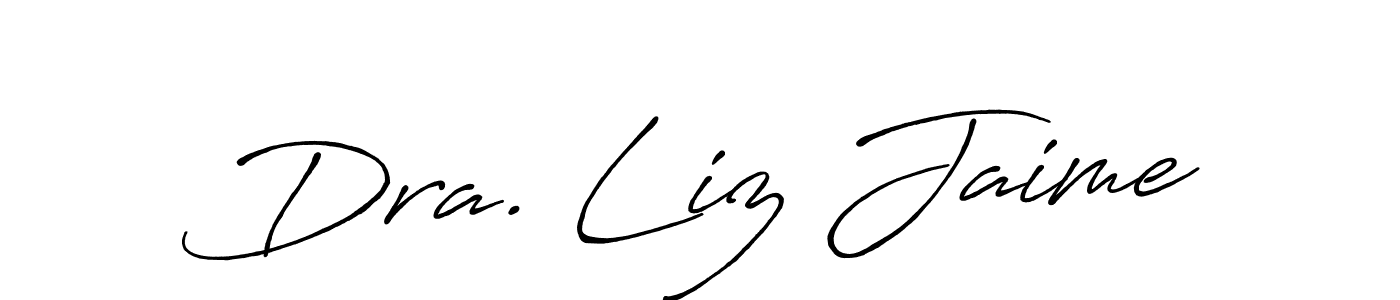 You can use this online signature creator to create a handwritten signature for the name Dra. Liz Jaime. This is the best online autograph maker. Dra. Liz Jaime signature style 7 images and pictures png