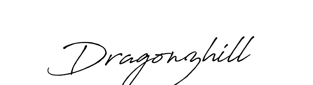 You should practise on your own different ways (Antro_Vectra_Bolder) to write your name (Dragonzhill) in signature. don't let someone else do it for you. Dragonzhill signature style 7 images and pictures png