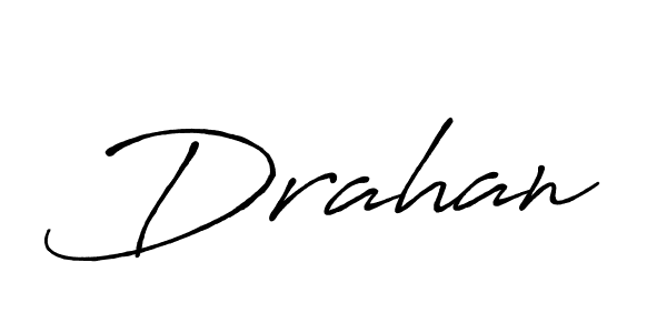 Make a beautiful signature design for name Drahan. Use this online signature maker to create a handwritten signature for free. Drahan signature style 7 images and pictures png