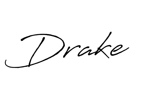 How to make Drake signature? Antro_Vectra_Bolder is a professional autograph style. Create handwritten signature for Drake name. Drake signature style 7 images and pictures png