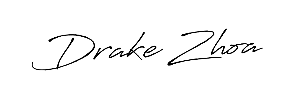 How to Draw Drake Zhoa signature style? Antro_Vectra_Bolder is a latest design signature styles for name Drake Zhoa. Drake Zhoa signature style 7 images and pictures png