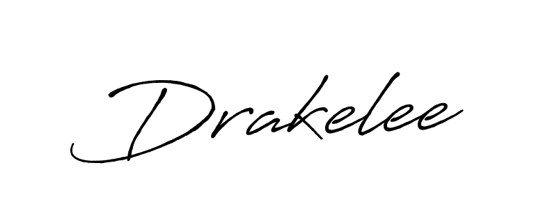 Make a beautiful signature design for name Drakelee. With this signature (Antro_Vectra_Bolder) style, you can create a handwritten signature for free. Drakelee signature style 7 images and pictures png