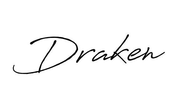 Make a beautiful signature design for name Draken. With this signature (Antro_Vectra_Bolder) style, you can create a handwritten signature for free. Draken signature style 7 images and pictures png