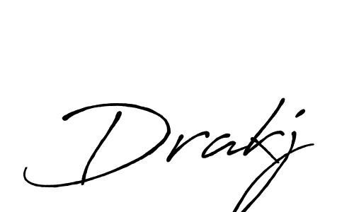 if you are searching for the best signature style for your name Drakj. so please give up your signature search. here we have designed multiple signature styles  using Antro_Vectra_Bolder. Drakj signature style 7 images and pictures png