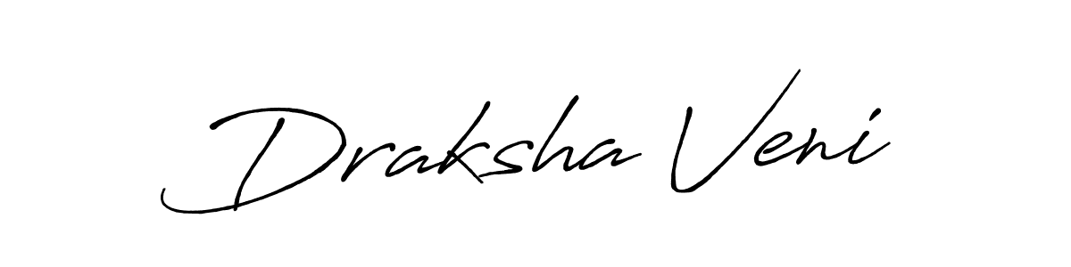 Best and Professional Signature Style for Draksha Veni. Antro_Vectra_Bolder Best Signature Style Collection. Draksha Veni signature style 7 images and pictures png