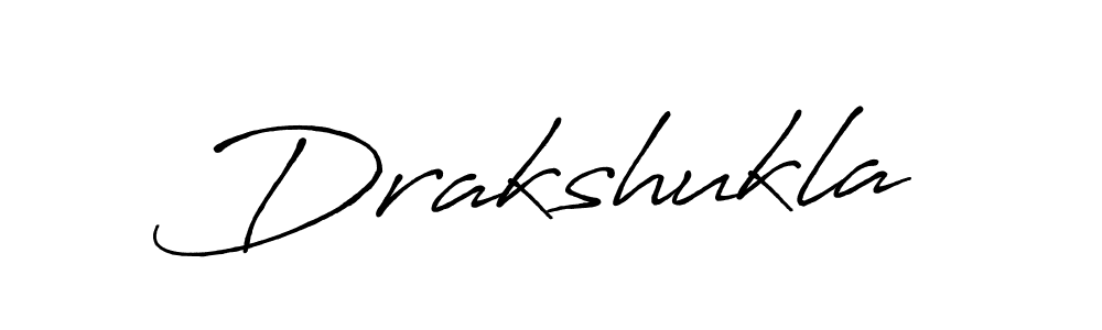 You should practise on your own different ways (Antro_Vectra_Bolder) to write your name (Drakshukla) in signature. don't let someone else do it for you. Drakshukla signature style 7 images and pictures png