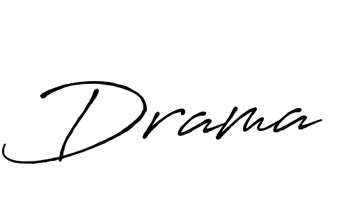 Make a beautiful signature design for name Drama. With this signature (Antro_Vectra_Bolder) style, you can create a handwritten signature for free. Drama signature style 7 images and pictures png