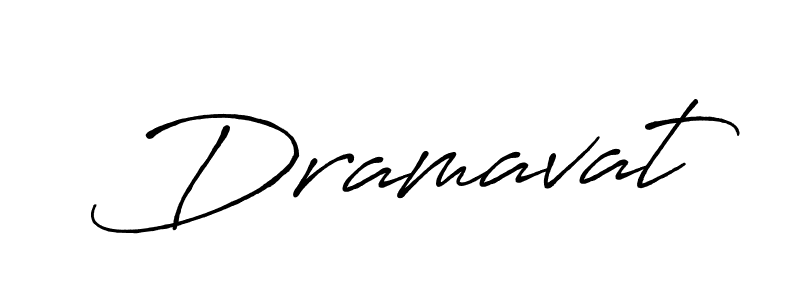 Design your own signature with our free online signature maker. With this signature software, you can create a handwritten (Antro_Vectra_Bolder) signature for name Dramavat. Dramavat signature style 7 images and pictures png