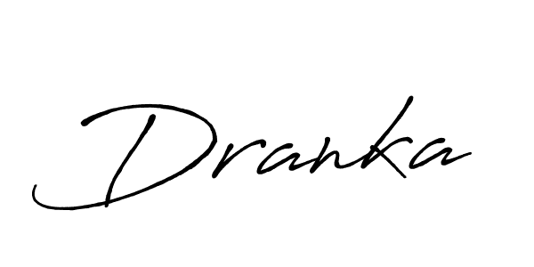 Create a beautiful signature design for name Dranka. With this signature (Antro_Vectra_Bolder) fonts, you can make a handwritten signature for free. Dranka signature style 7 images and pictures png