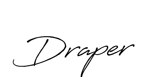 if you are searching for the best signature style for your name Draper. so please give up your signature search. here we have designed multiple signature styles  using Antro_Vectra_Bolder. Draper signature style 7 images and pictures png