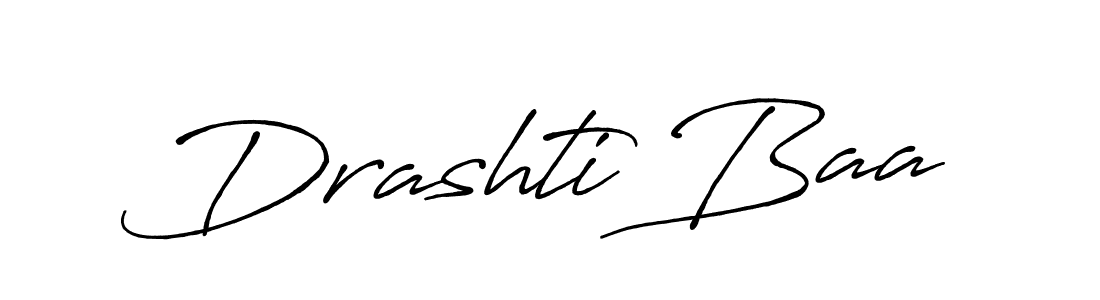 You should practise on your own different ways (Antro_Vectra_Bolder) to write your name (Drashti Baa) in signature. don't let someone else do it for you. Drashti Baa signature style 7 images and pictures png