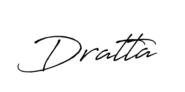 Design your own signature with our free online signature maker. With this signature software, you can create a handwritten (Antro_Vectra_Bolder) signature for name Dratta. Dratta signature style 7 images and pictures png