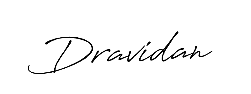 Create a beautiful signature design for name Dravidan. With this signature (Antro_Vectra_Bolder) fonts, you can make a handwritten signature for free. Dravidan signature style 7 images and pictures png