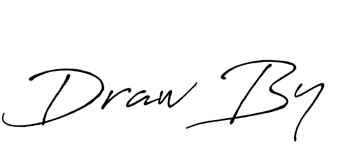 How to make Draw By signature? Antro_Vectra_Bolder is a professional autograph style. Create handwritten signature for Draw By name. Draw By signature style 7 images and pictures png