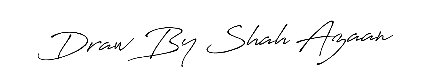 Use a signature maker to create a handwritten signature online. With this signature software, you can design (Antro_Vectra_Bolder) your own signature for name Draw By Shah Azaan. Draw By Shah Azaan signature style 7 images and pictures png