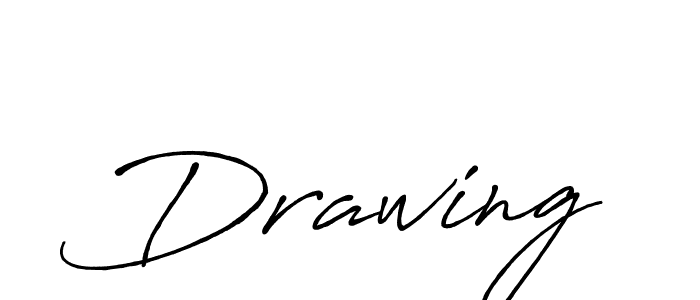 Make a beautiful signature design for name Drawing. With this signature (Antro_Vectra_Bolder) style, you can create a handwritten signature for free. Drawing signature style 7 images and pictures png