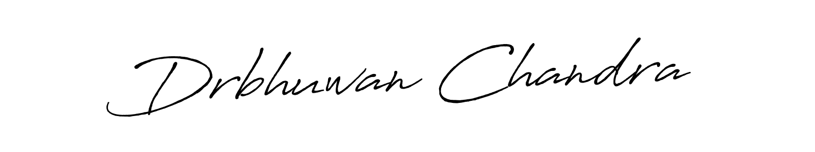 Use a signature maker to create a handwritten signature online. With this signature software, you can design (Antro_Vectra_Bolder) your own signature for name Drbhuwan Chandra. Drbhuwan Chandra signature style 7 images and pictures png