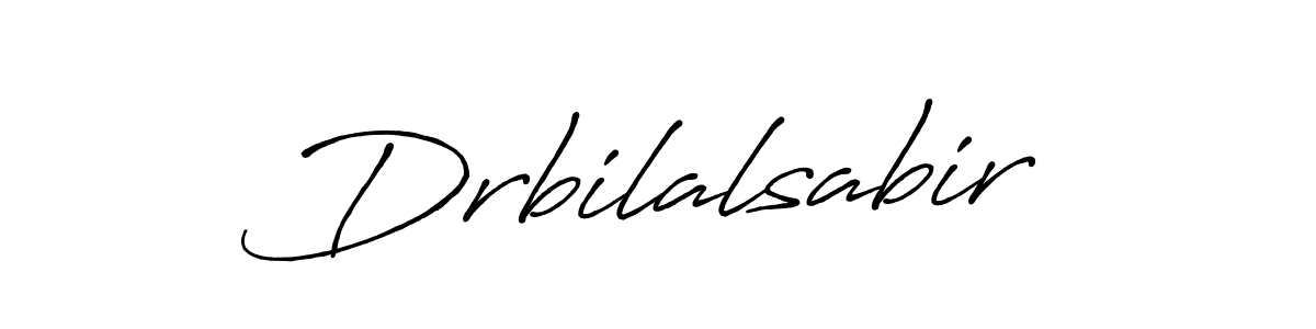 Also we have Drbilalsabir name is the best signature style. Create professional handwritten signature collection using Antro_Vectra_Bolder autograph style. Drbilalsabir signature style 7 images and pictures png