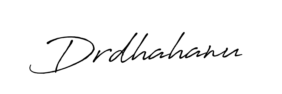 How to make Drdhahanu name signature. Use Antro_Vectra_Bolder style for creating short signs online. This is the latest handwritten sign. Drdhahanu signature style 7 images and pictures png