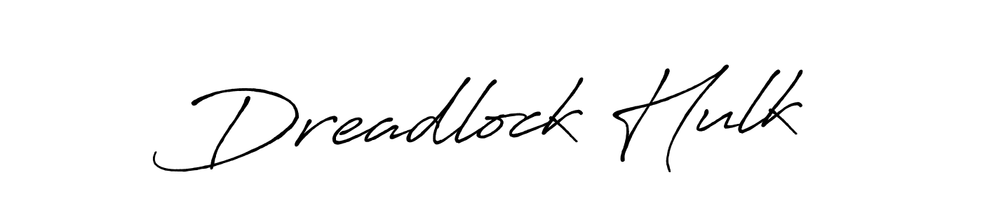 How to make Dreadlock Hulk signature? Antro_Vectra_Bolder is a professional autograph style. Create handwritten signature for Dreadlock Hulk name. Dreadlock Hulk signature style 7 images and pictures png