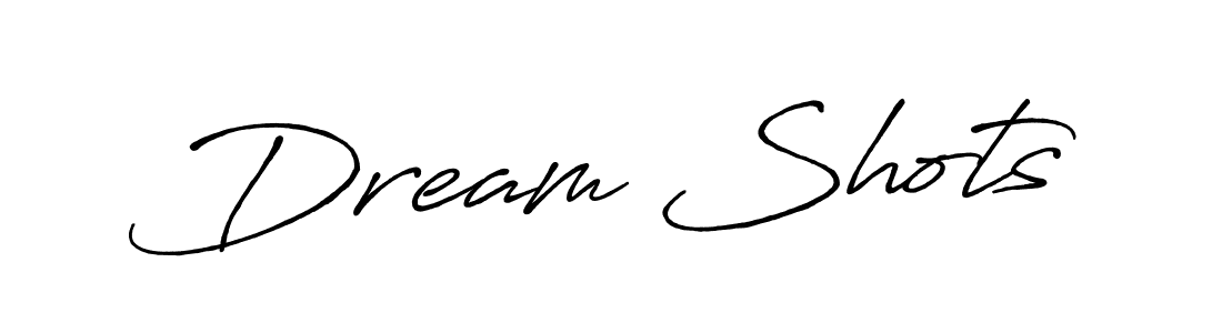 Make a beautiful signature design for name Dream Shots. With this signature (Antro_Vectra_Bolder) style, you can create a handwritten signature for free. Dream Shots signature style 7 images and pictures png