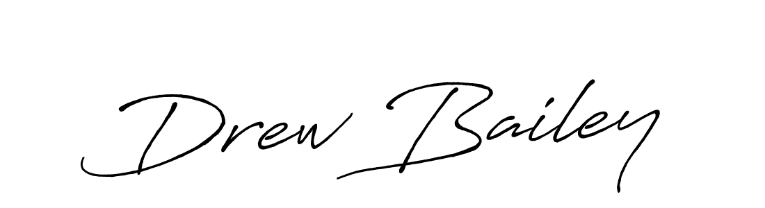 Similarly Antro_Vectra_Bolder is the best handwritten signature design. Signature creator online .You can use it as an online autograph creator for name Drew Bailey. Drew Bailey signature style 7 images and pictures png