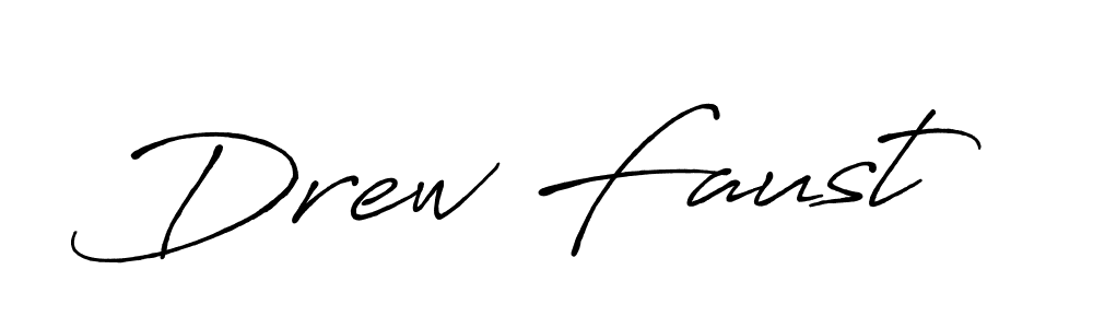 Drew Faust stylish signature style. Best Handwritten Sign (Antro_Vectra_Bolder) for my name. Handwritten Signature Collection Ideas for my name Drew Faust. Drew Faust signature style 7 images and pictures png