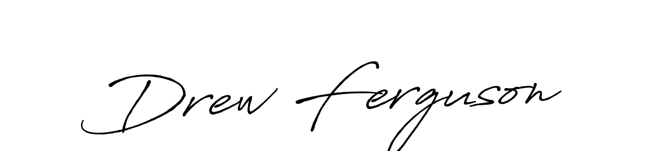 The best way (Antro_Vectra_Bolder) to make a short signature is to pick only two or three words in your name. The name Drew Ferguson include a total of six letters. For converting this name. Drew Ferguson signature style 7 images and pictures png