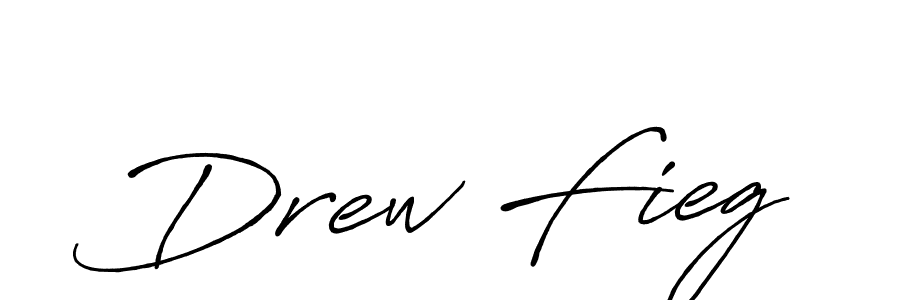 Make a beautiful signature design for name Drew Fieg. With this signature (Antro_Vectra_Bolder) style, you can create a handwritten signature for free. Drew Fieg signature style 7 images and pictures png