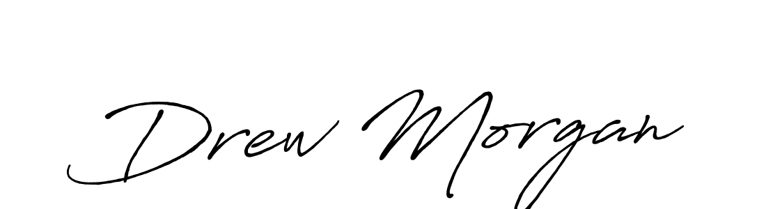 Similarly Antro_Vectra_Bolder is the best handwritten signature design. Signature creator online .You can use it as an online autograph creator for name Drew Morgan. Drew Morgan signature style 7 images and pictures png