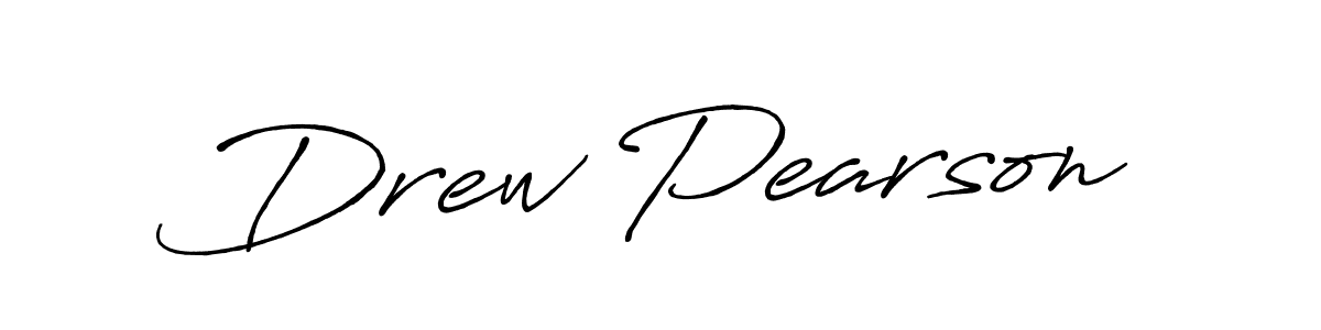 Drew Pearson stylish signature style. Best Handwritten Sign (Antro_Vectra_Bolder) for my name. Handwritten Signature Collection Ideas for my name Drew Pearson. Drew Pearson signature style 7 images and pictures png