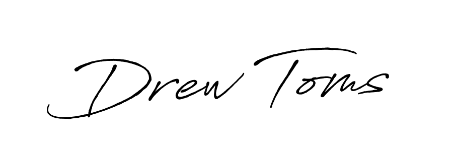 Also You can easily find your signature by using the search form. We will create Drew Toms name handwritten signature images for you free of cost using Antro_Vectra_Bolder sign style. Drew Toms signature style 7 images and pictures png