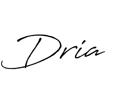 Create a beautiful signature design for name Dria. With this signature (Antro_Vectra_Bolder) fonts, you can make a handwritten signature for free. Dria signature style 7 images and pictures png