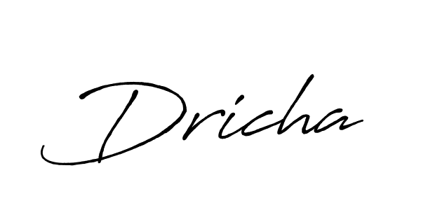 How to Draw Dricha signature style? Antro_Vectra_Bolder is a latest design signature styles for name Dricha. Dricha signature style 7 images and pictures png