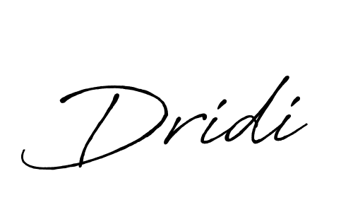 It looks lik you need a new signature style for name Dridi. Design unique handwritten (Antro_Vectra_Bolder) signature with our free signature maker in just a few clicks. Dridi signature style 7 images and pictures png