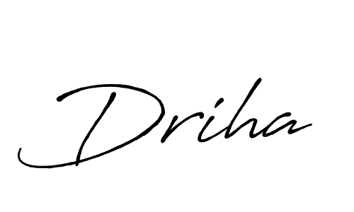 Also we have Driha name is the best signature style. Create professional handwritten signature collection using Antro_Vectra_Bolder autograph style. Driha signature style 7 images and pictures png